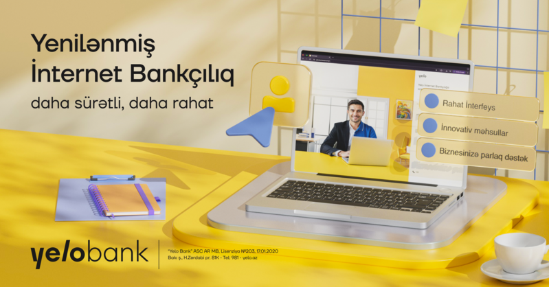 İlk dəfə: reysqabağı yoxlama ödənişləri Yelo Bank-da