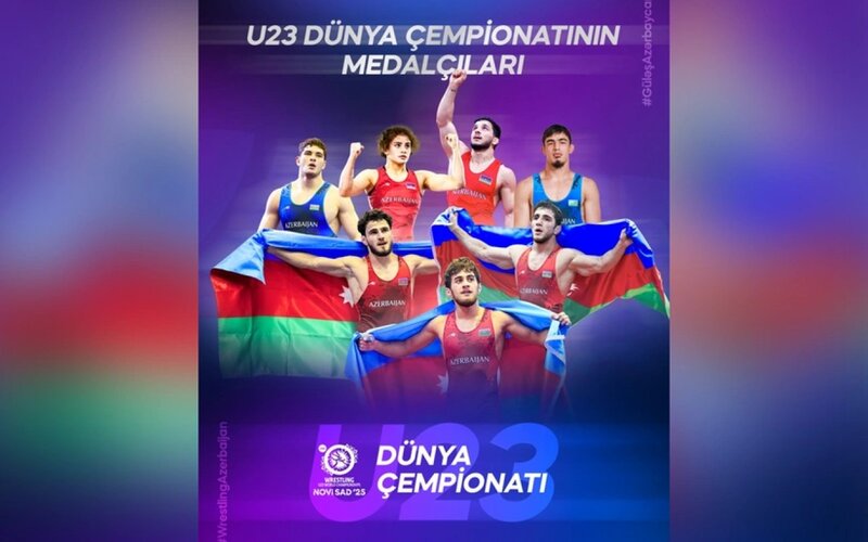 Güləşçilərimiz U-23 dünya çempionatında tarixi uğura imza atıblar