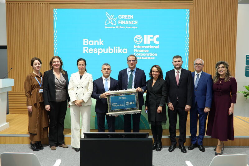 Bank Respublika COP29 çərçivəsində 3 beynəlxalq maliyyə təşkilatından yaşıl kredit cəlb edib