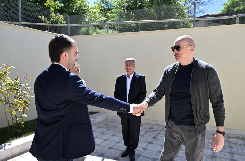 Prezident Şuşaya getdi - Fotolar