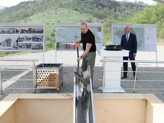 Prezident İlham Əliyev Laçın rayonuna səfər etdi - FOTOLAR