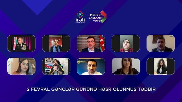 "İrəli" təşkilatı Gənclər günündə məşhurları bir yerə topladı - FOTO