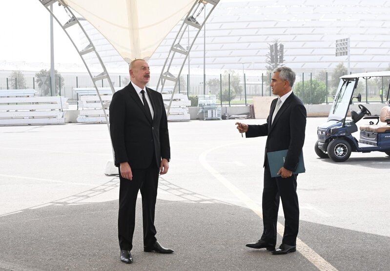 Prezident Bakı Olimpiya Stadionunda - FOTOLAR