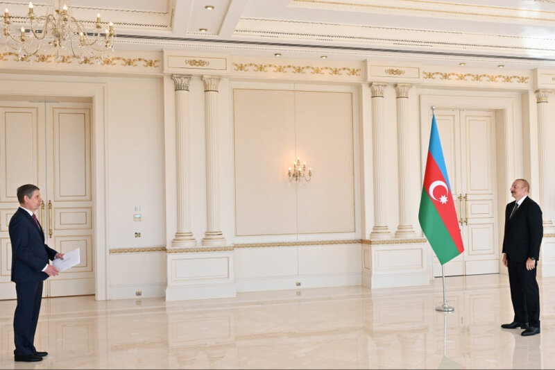 İlham Əliyev Rusiyanın yeni səfirinin etimadnaməsini qəbul etdi