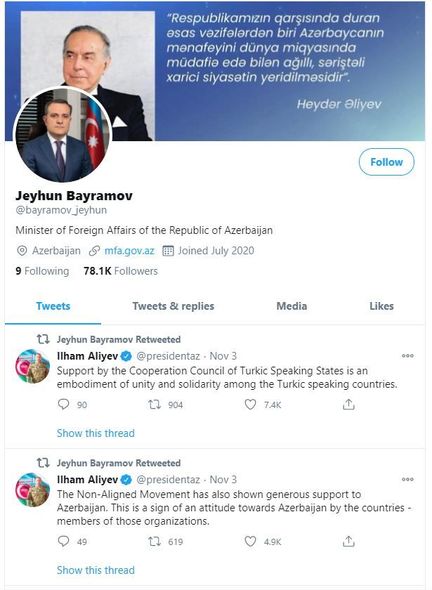 "Twitter" Ceyhun Bayramovun hesabını bərpa etdi - YENİLƏNİB + FOTO