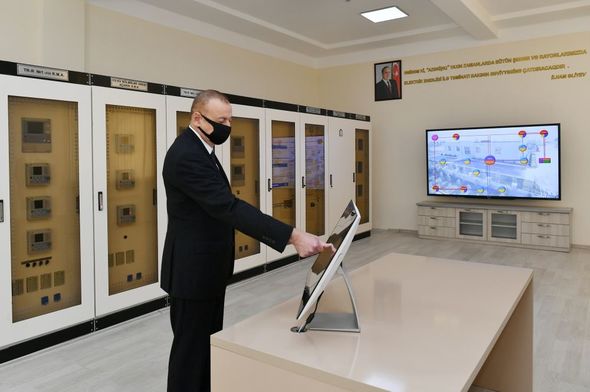 "Tərtər" elektrik yarımstansiyası istifadəyə verildi - YENİLƏNİB + FOTO