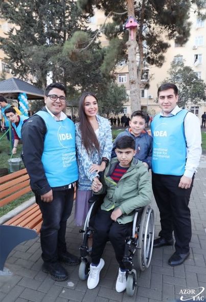 Leyla Əliyevanın təşəbbüsü ilə daha bir həyət abadlaşdırıldı - FOTO