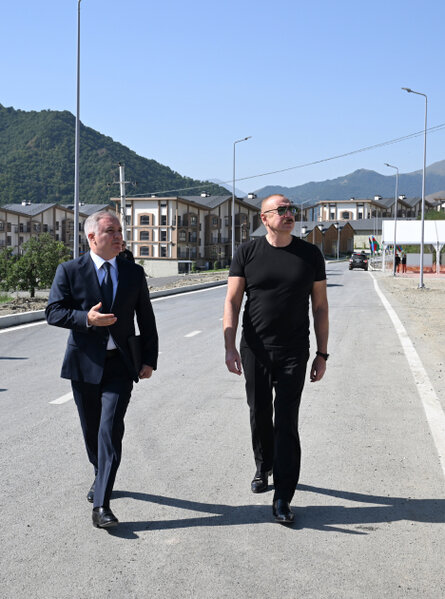 Prezident daha bir açılışda iştirak etdi - FOTOLAR