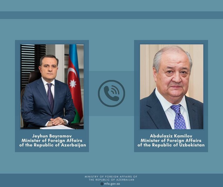 Ceyhun Bayramov özbəkistanlı həmkarı ilə müzakirələr apardı 