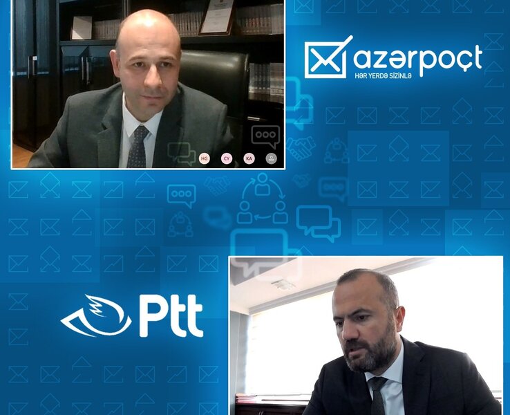 "Azərpoçt" MMC-nin Baş direktoru PTT rəhbəri ilə onlayn görüş keçirib – FOTO
