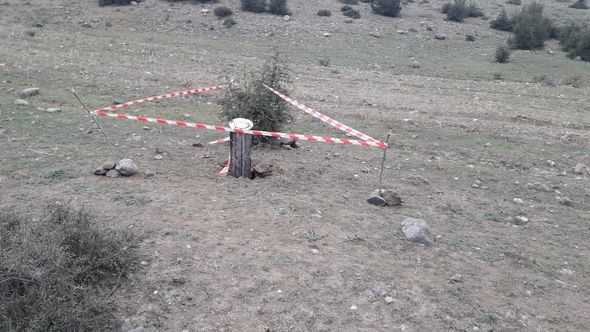 Cəbhəboyu ərazilərdə raket, top mərmisi və mərmi qalıqları aşkarlandı - FOTO