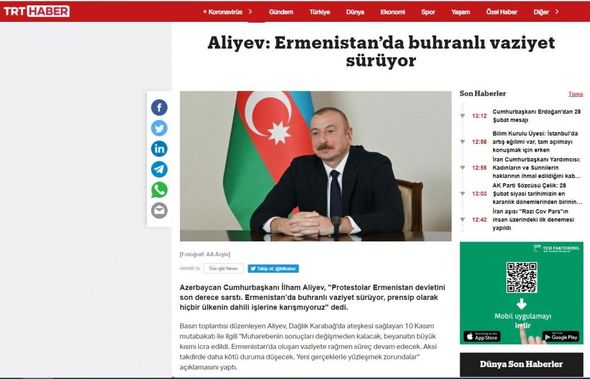 Türkiyə mediası: Prezident İlham Əliyev dörd saatdan artıq zamanda jurnalistlərin suallarını cavablandırıb
