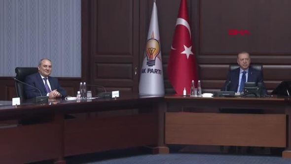 Ərdoğan YAP-ın nümayəndə heyətini qəbul etdi - FOTO