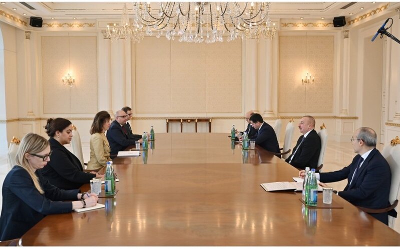 İlham Əliyev Laura Loxmanı qəbul etdi