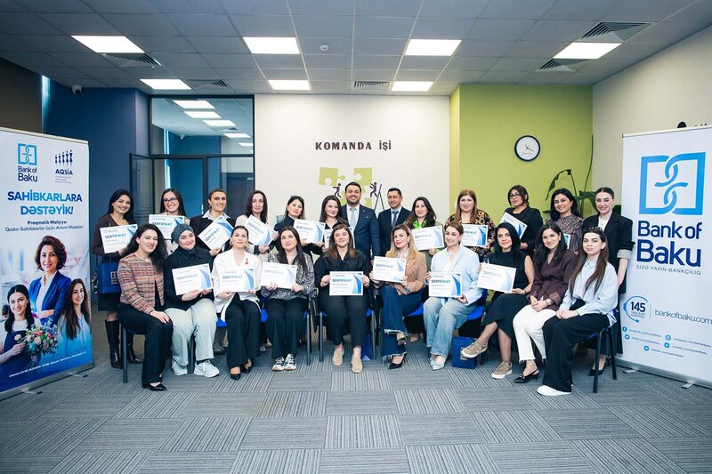 Bank of Baku-dan qadın sahibkarlara dəstək – Praqmatik maliyyə təlimi