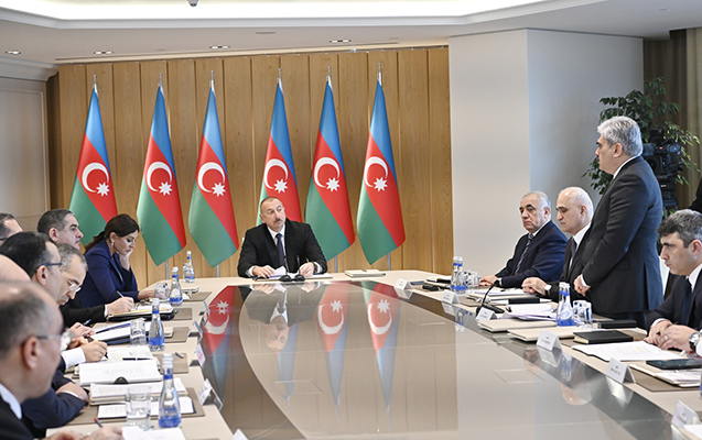 Prezidentdən nazirə irad: "Mən sadə sual verirəm, sən başlayırsan leksiya oxumağa" - VİDEO