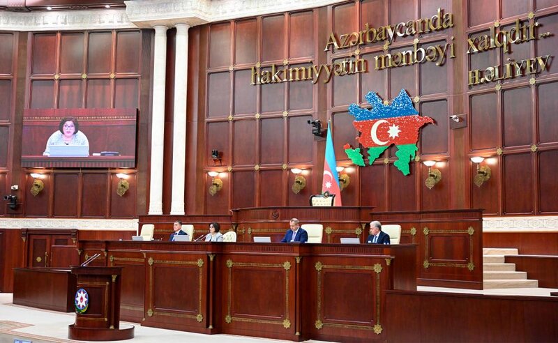 Milli Məclis seçkilərdə qələbə münasibəti ilə İlham Əliyevə təbrik məktubu göndərib