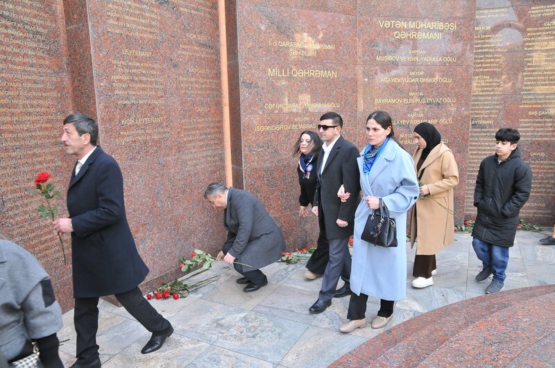 Abşeron rayonunda 20 Yanvar şəhidlərinin xatirəsi anılıb - FOTOLAR