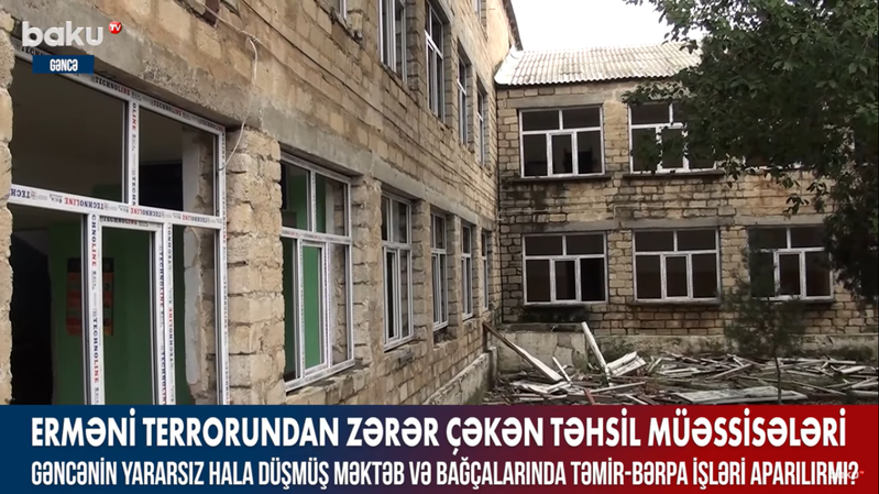 Erməni terrorundan zərər çəkən təhsil müəssisələri – VİDEO 