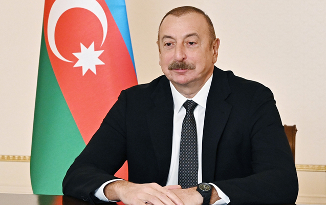 Prezident İrəvandakı tədbirdə onlayn çıxış etdi