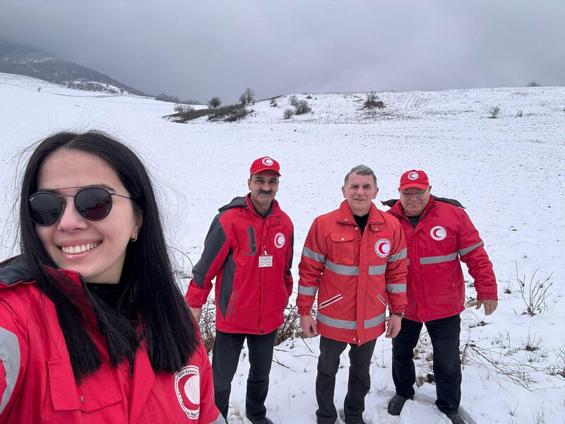 Qızıl Aypara Cəmiyyəti Qarabağın erməni sakinlərinə baş çəkdi - FOTO