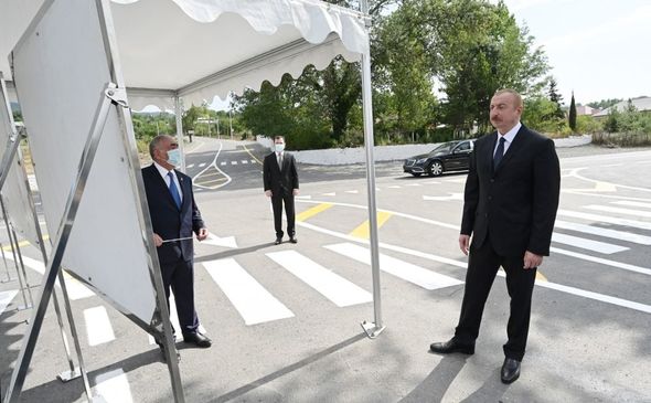 Muğanlı-İsmayıllı-Təzəkənd-Ağbulaq-Qoşakənd avtomobil yolu istifadəyə verilib - FOTO