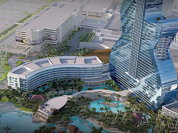 Floridada gitara formasında unikal otel açıldı - FOTO