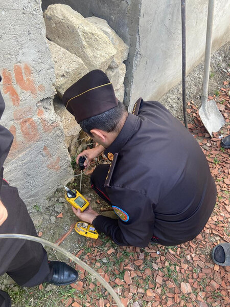 Məmmədlidə metan qazı sızması - Araşdırma başlandı+Fotolar