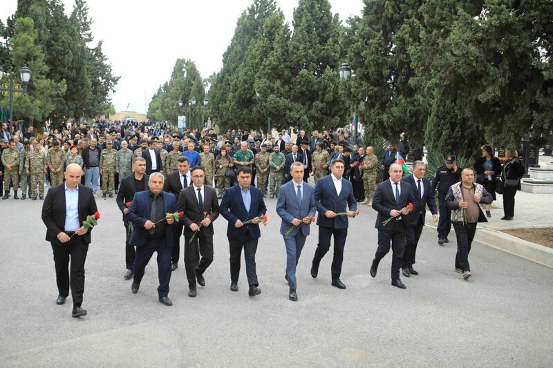 Gəncədə Anım Günü ilə bağlı tədbir keçirildi - Fotolar