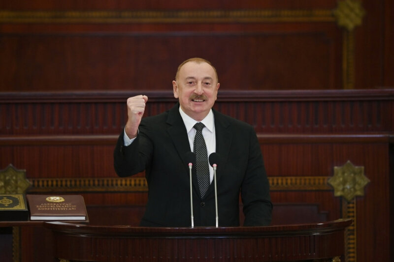 Prezident: Xankəndidə qutuya atdığım bülleten erməni separatçılarının tabutuna vurulan son mismar idi