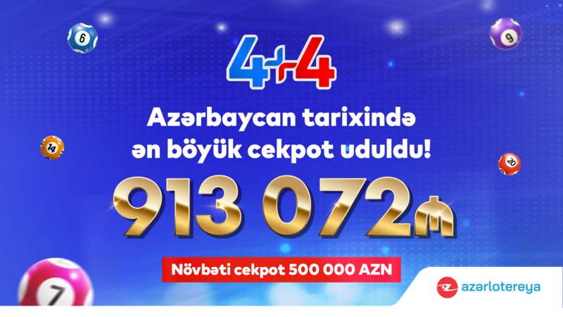 Azərbaycanda 913 000 manatlıq cekpot uduldu – TARİXİ UDUŞ