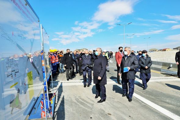 Sulutəpə dairəsində yeni yol qovşağı istifadəyə verildi - FOTO