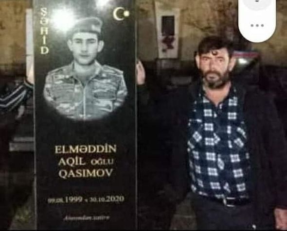 Salyanda şəhid atası vəfat edib - FOTO