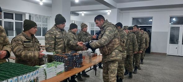 Mehriban Əliyevanın təşəbbüsü ilə hərbçilərimizə dəstək aksiyasına başlanılıb - FOTO/VİDEO