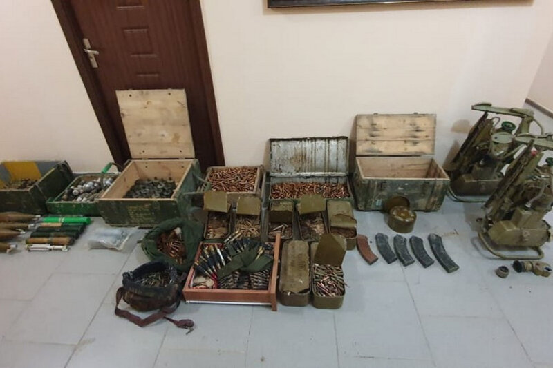 Xocavənddə düşmənin atıb qaçdığı silah-sursat aşkarlandı
