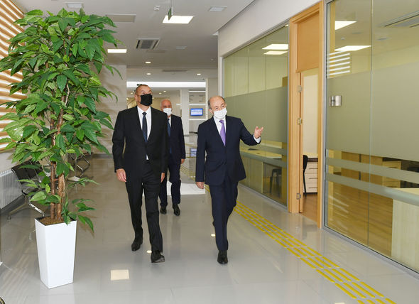 Prezident Sumqayıt Məhkəmə Kompleksinin açılışını etdi - FOTOLAR