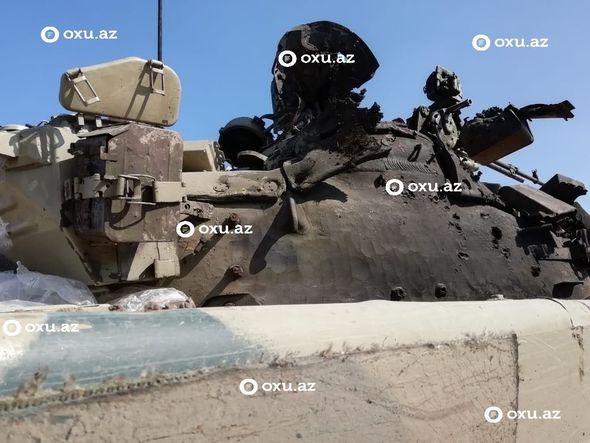 Düşmən daha bir zirehli texnikasını döyüş meydanında qoyub qaçdı - FOTO