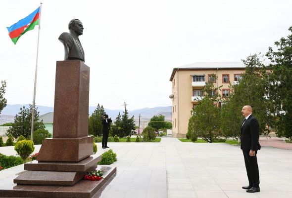 İlham Əliyev Ordubadın su təchizatı layihəsinin açılışında iştirak edib - YENİLƏNİB+FOTO