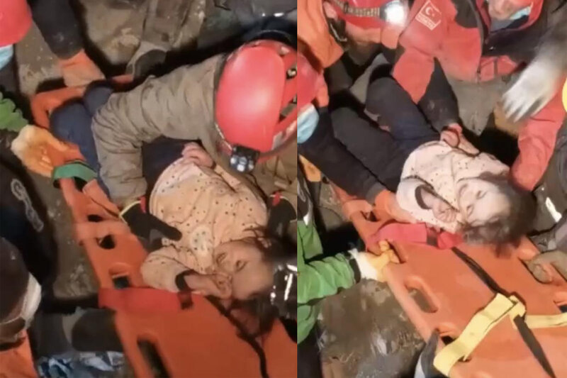 Əsrin fəlakətində möcüzə: 141 saat sonra ana və övladı xilas edildi