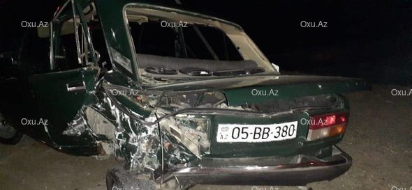 Ağstafada ağır yol qəzası: 5 nəfər yaralanıb - FOTO