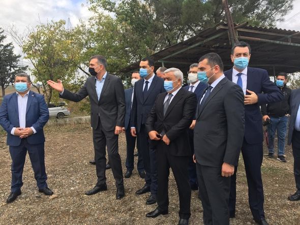 SOCAR Gürcüstan yeni qazpaylayıcı xəttin əsasını qoyub - FOTO