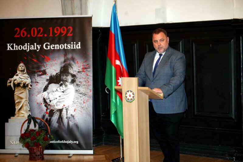 Estoniyada Xocalı soyqırımının ildönümü ilə bağlı anım tədbiri keçirilib - FOTO