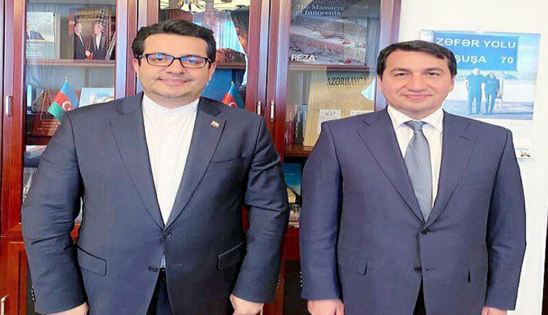 Hikmət Hacıyev İran səfiri ilə müzakirə apardı