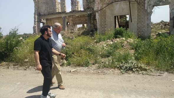 ABŞ-ın "Xəzər Siyasət Mərkəzi"nin nümayəndə heyəti Ağdam məscidini ziyarət edib - FOTO