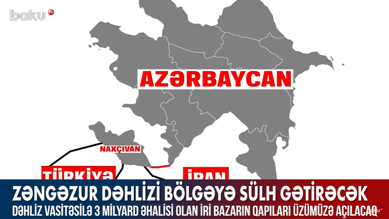 Zəngəzur dəhlizi vasitəsilə iri bazarın qapıları üzümüzə açılacaq – VİDEO 