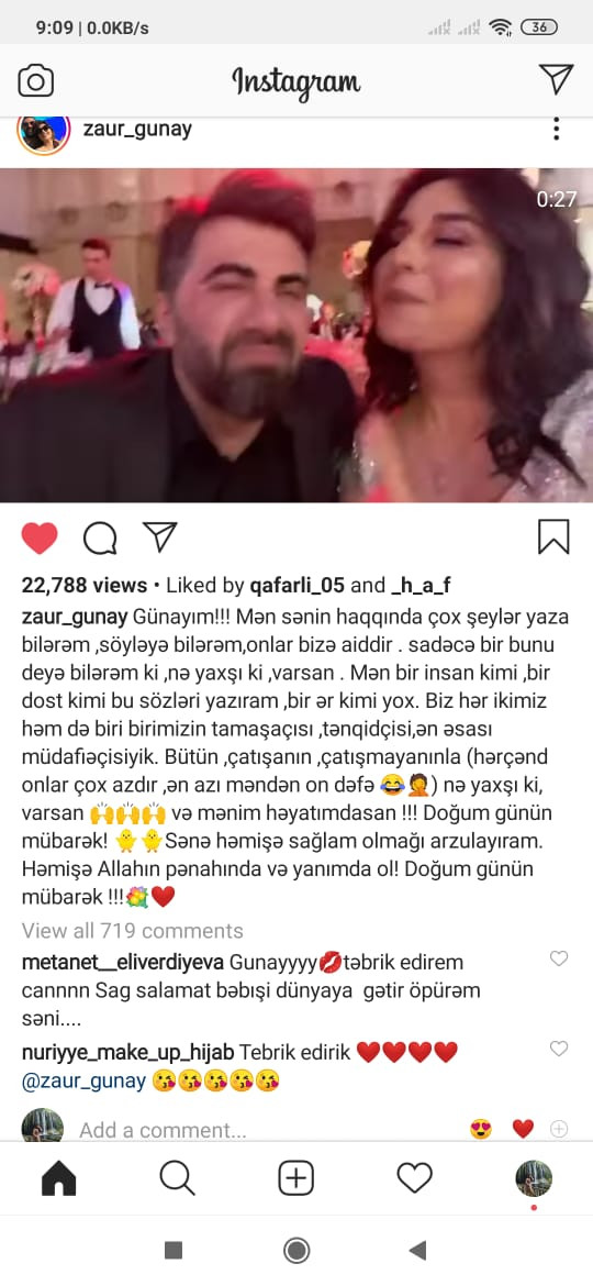 Zaur və Günay cütlüyü ikinci dəfə valideyn olacaq