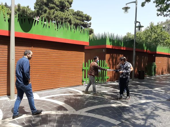 Bakı parkları yenidən açılışa hazırlaşır - FOTO