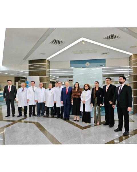 Leyla və Arzu Əliyevalar Onkologiya Mərkəzində - Fotolar