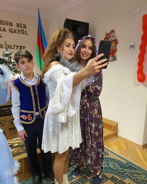 Leyla Əliyeva internat məktəbində - FOTO 