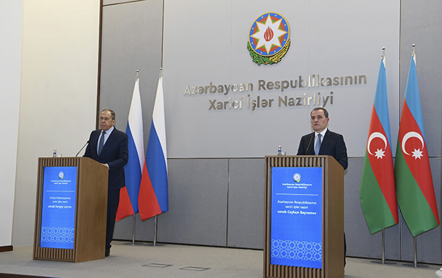 XİN Ceyhun Bayramov və Lavrovun görüşü haqda məlumat yaydı